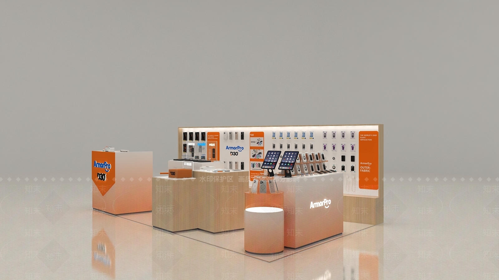 现代数码店3D模型下载【ID:1185033890】