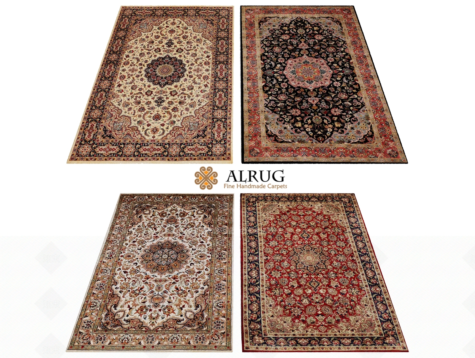 美式欧式地毯SU模型下载【ID:1185034210】