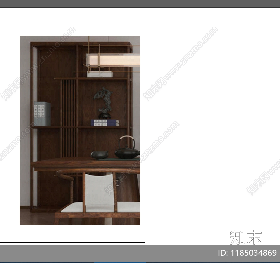 新中式柜子施工图下载【ID:1185034869】