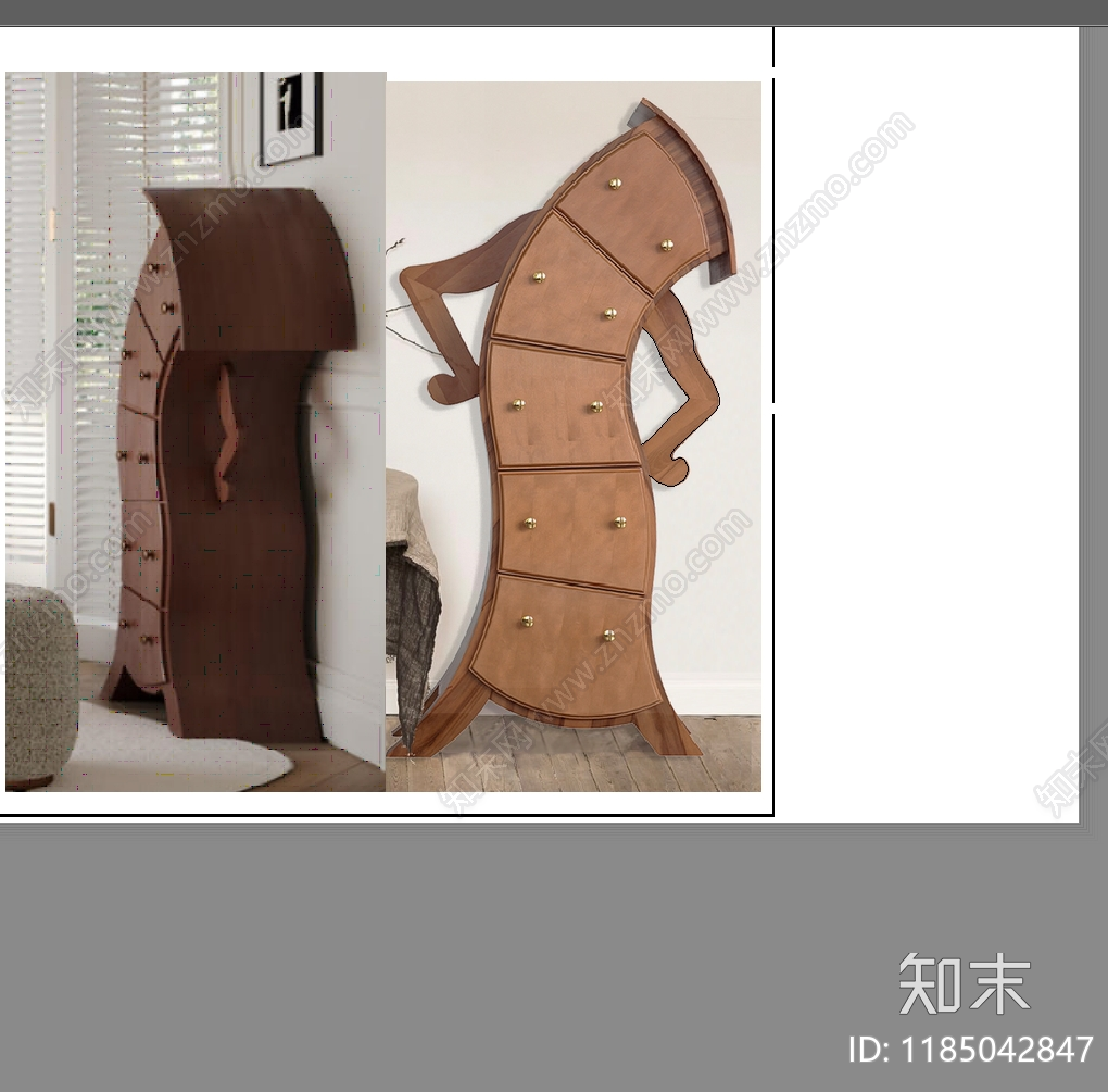 意式柜子cad施工图下载【ID:1185042847】
