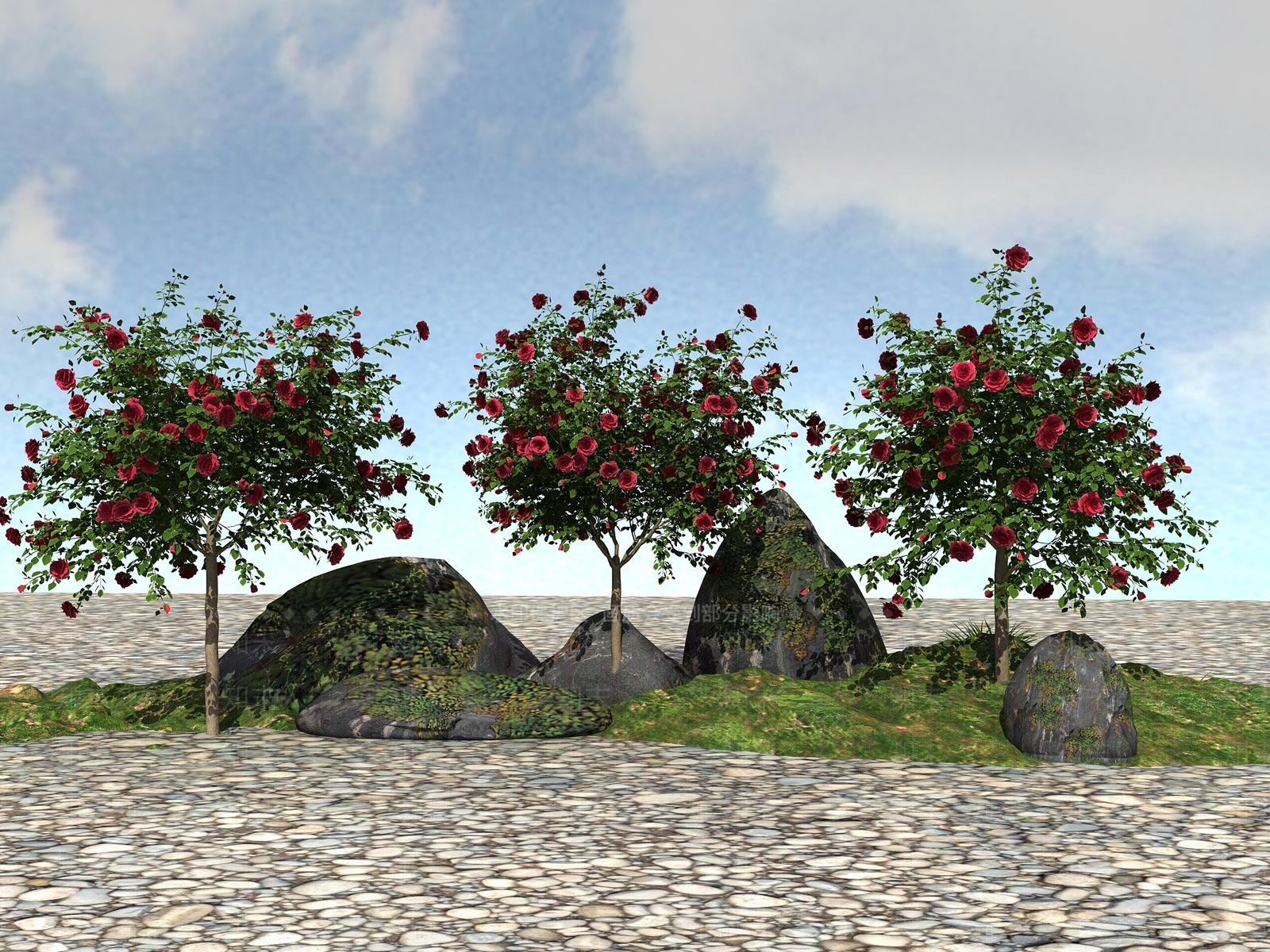 现代灌木3D模型下载【ID:1185055005】