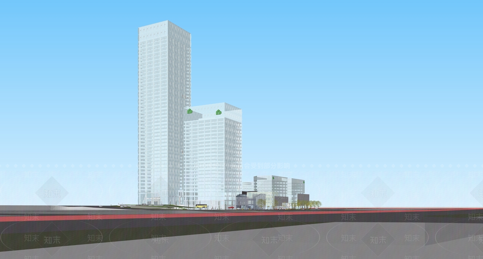现代商场建筑SU模型下载【ID:1185063818】