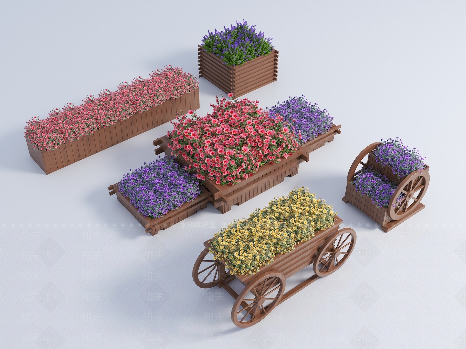花箱3D模型下载【ID:1185064188】