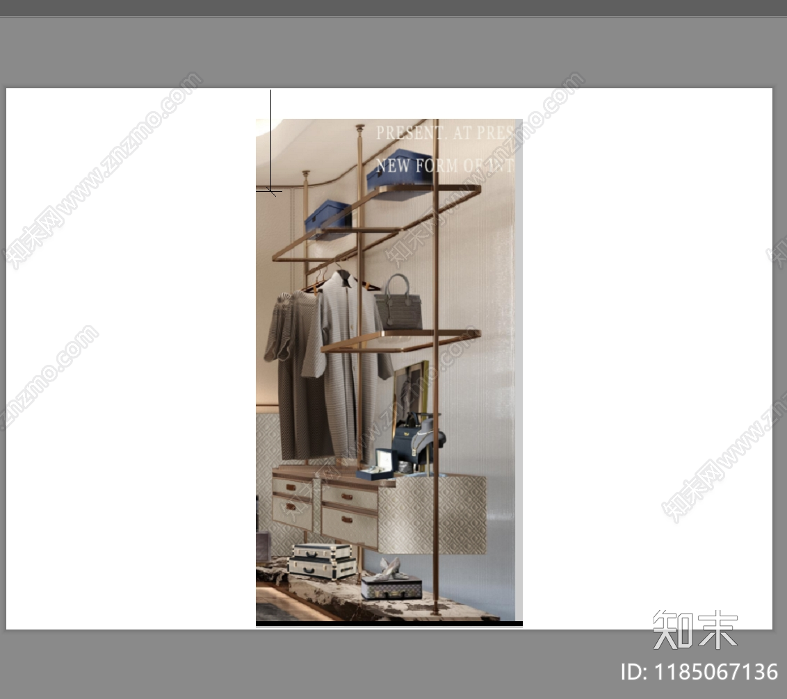 轻奢柜子施工图下载【ID:1185067136】