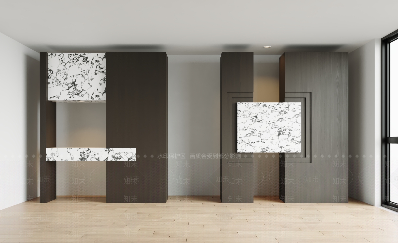 现代玄关柜3D模型下载【ID:1185067845】