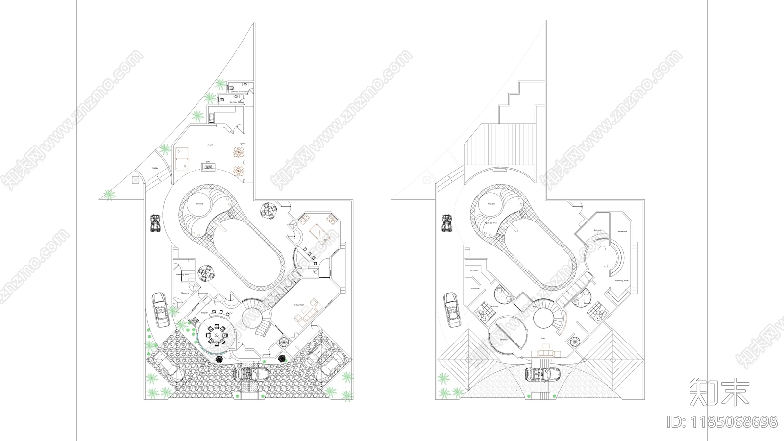 建筑平面图施工图下载【ID:1185068698】