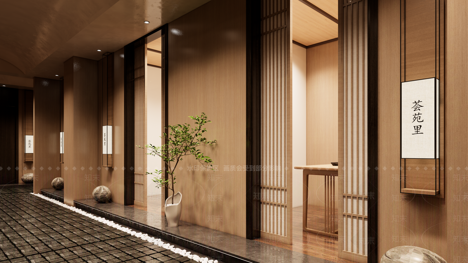新中式其他店铺SU模型下载【ID:1185068862】