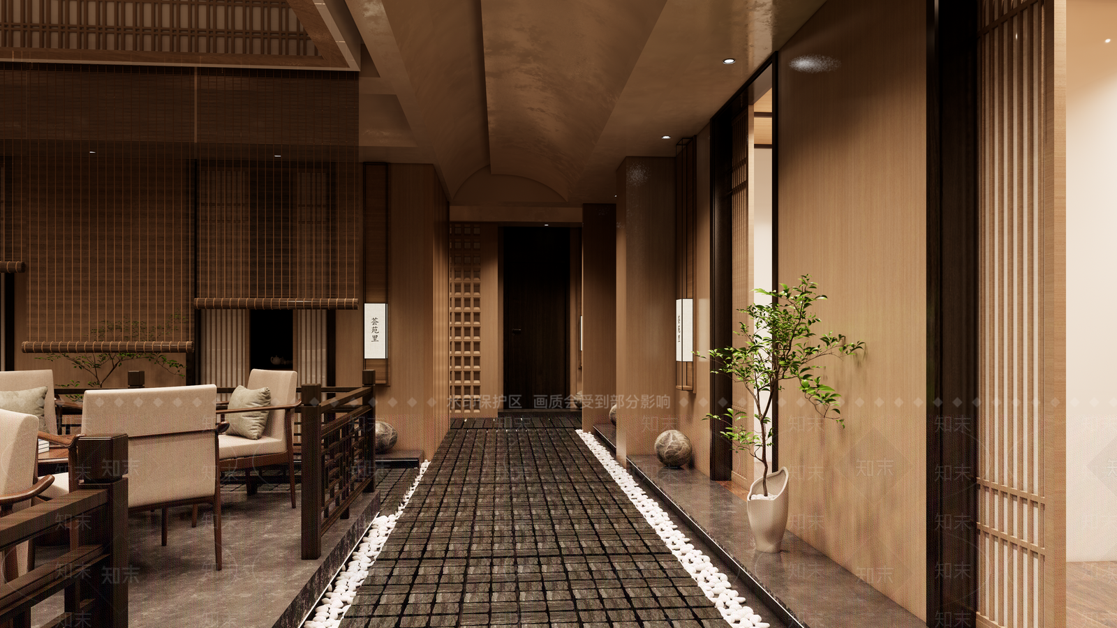 新中式其他店铺SU模型下载【ID:1185068862】