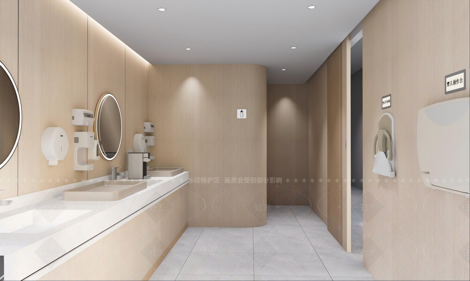 现代极简母婴店SU模型下载【ID:1185074251】