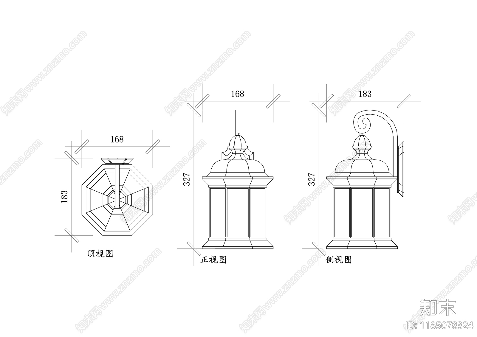 现代灯具图库施工图下载【ID:1185078324】