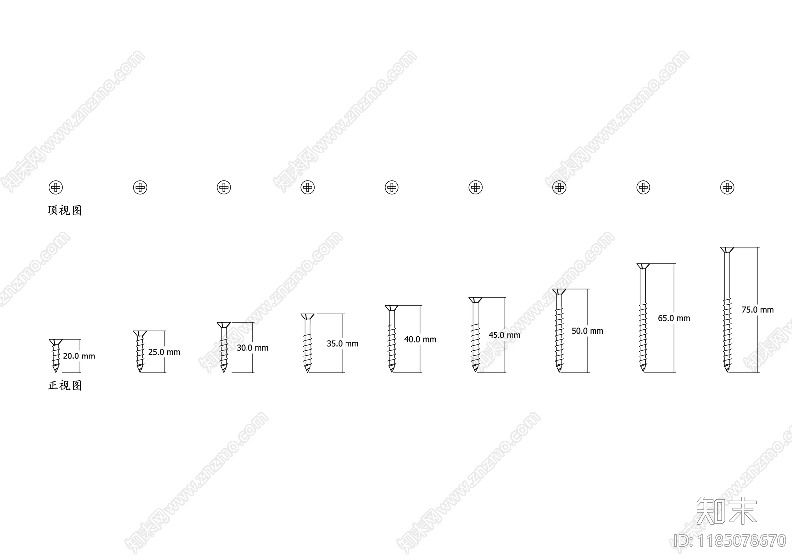 现代五金管件施工图下载【ID:1185078670】