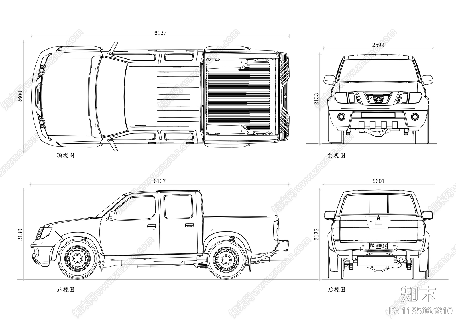 现代交通工具图库施工图下载【ID:1185085810】