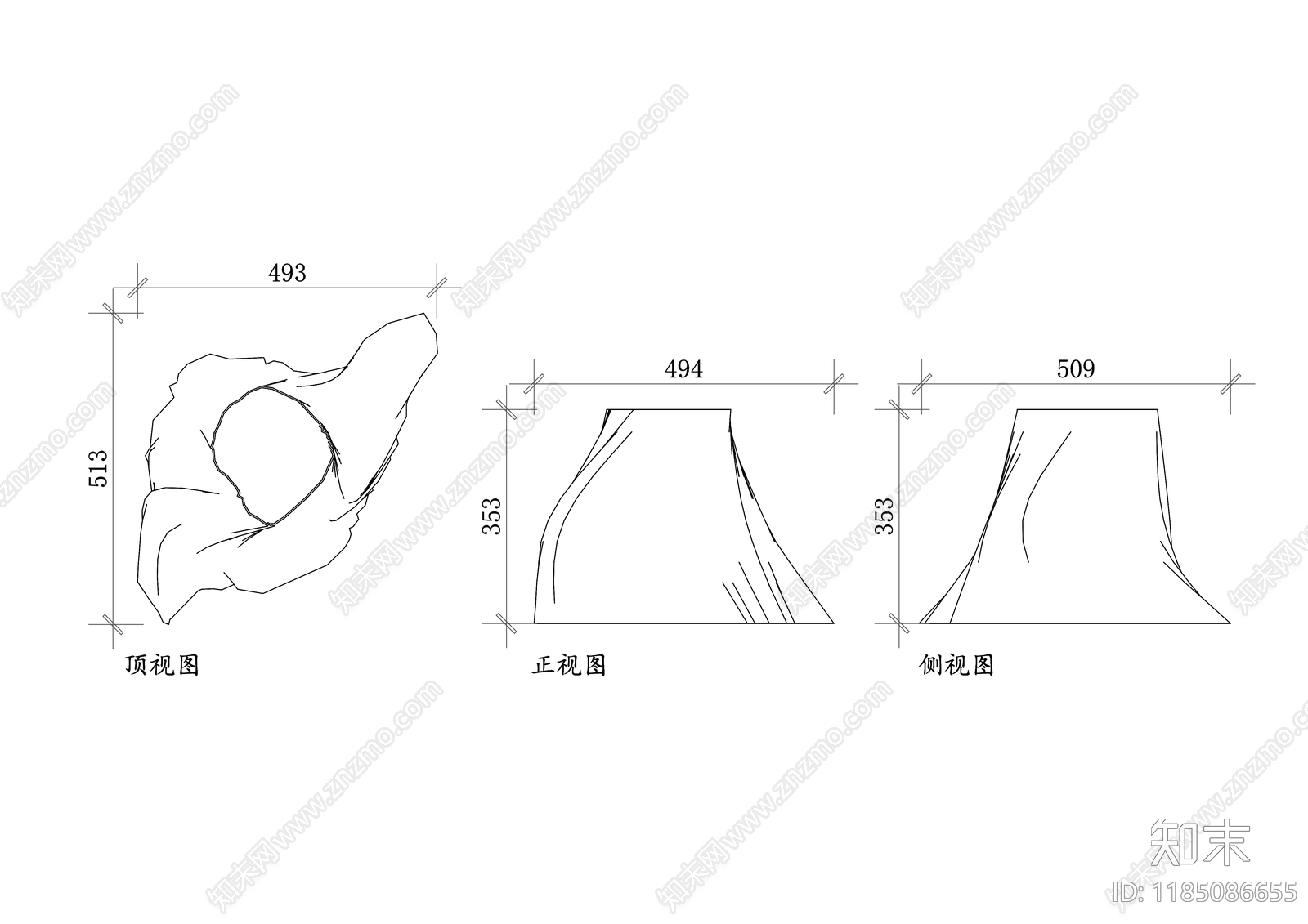 现代综合植物图库施工图下载【ID:1185086655】