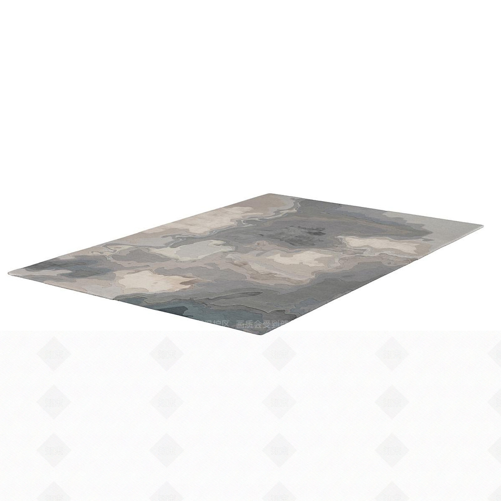 新中式意式地毯3D模型下载【ID:1185087086】