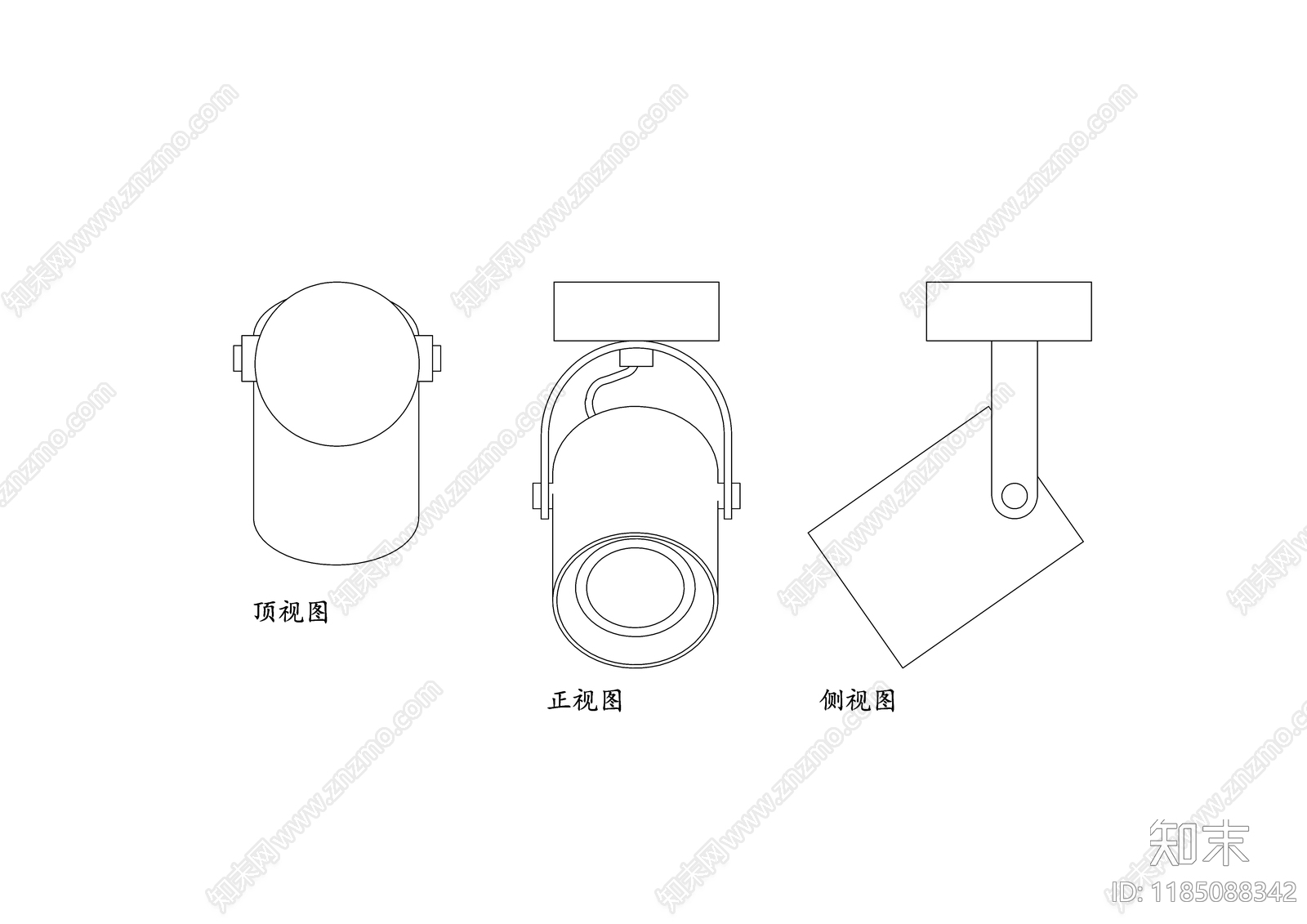 现代灯具图库施工图下载【ID:1185088342】