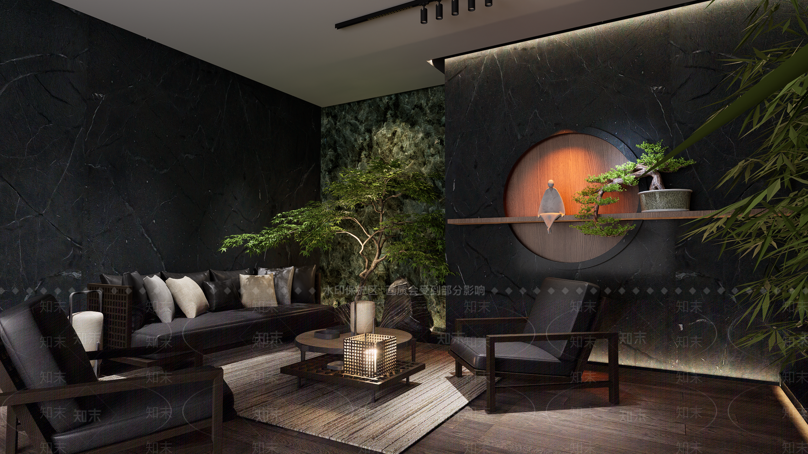新中式中式会所SU模型下载【ID:1185088475】