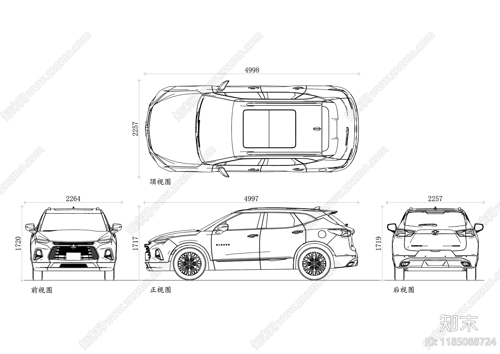 现代交通工具图库施工图下载【ID:1185088724】
