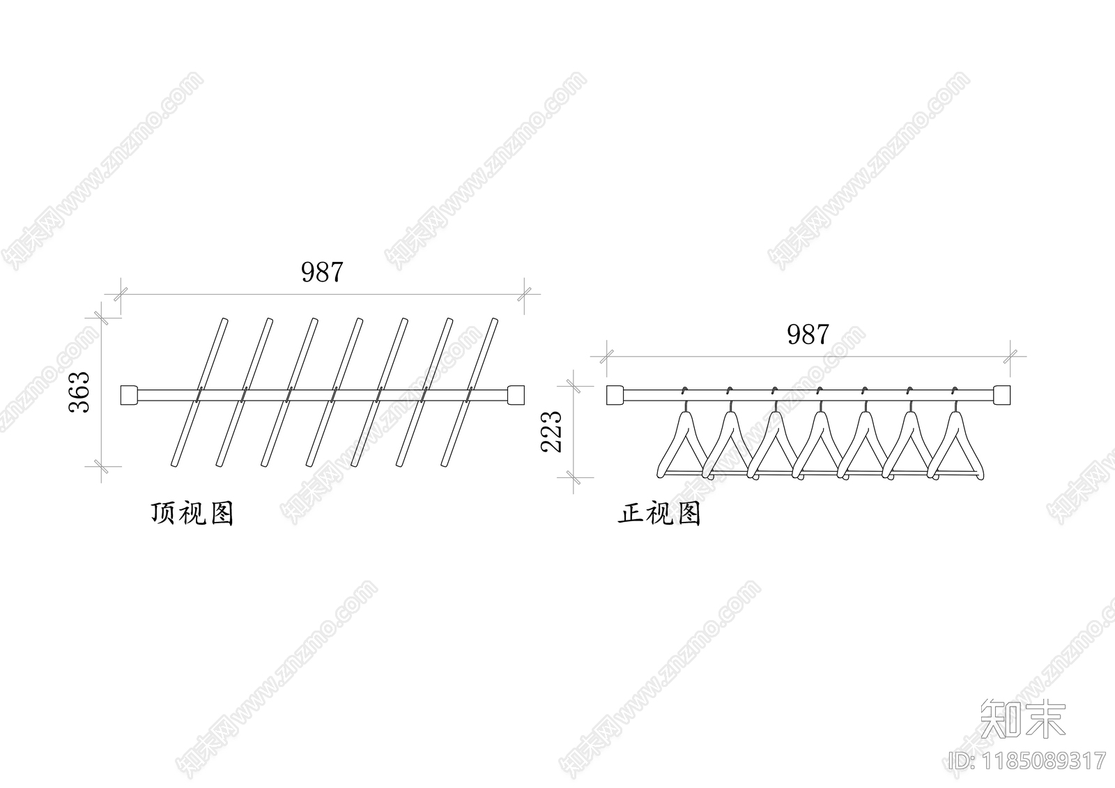 现代综合家具图库施工图下载【ID:1185089317】