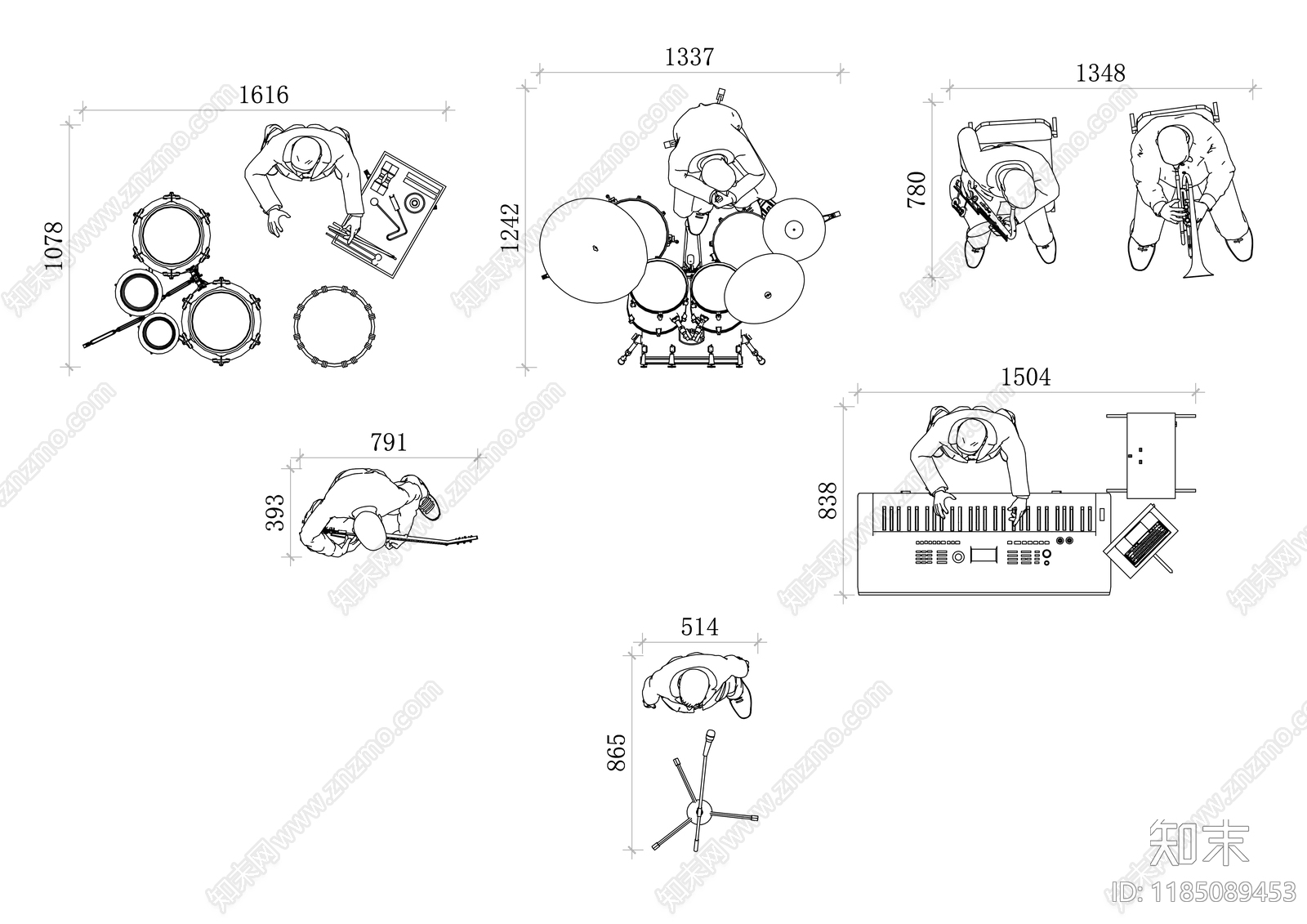 现代人物施工图下载【ID:1185089453】