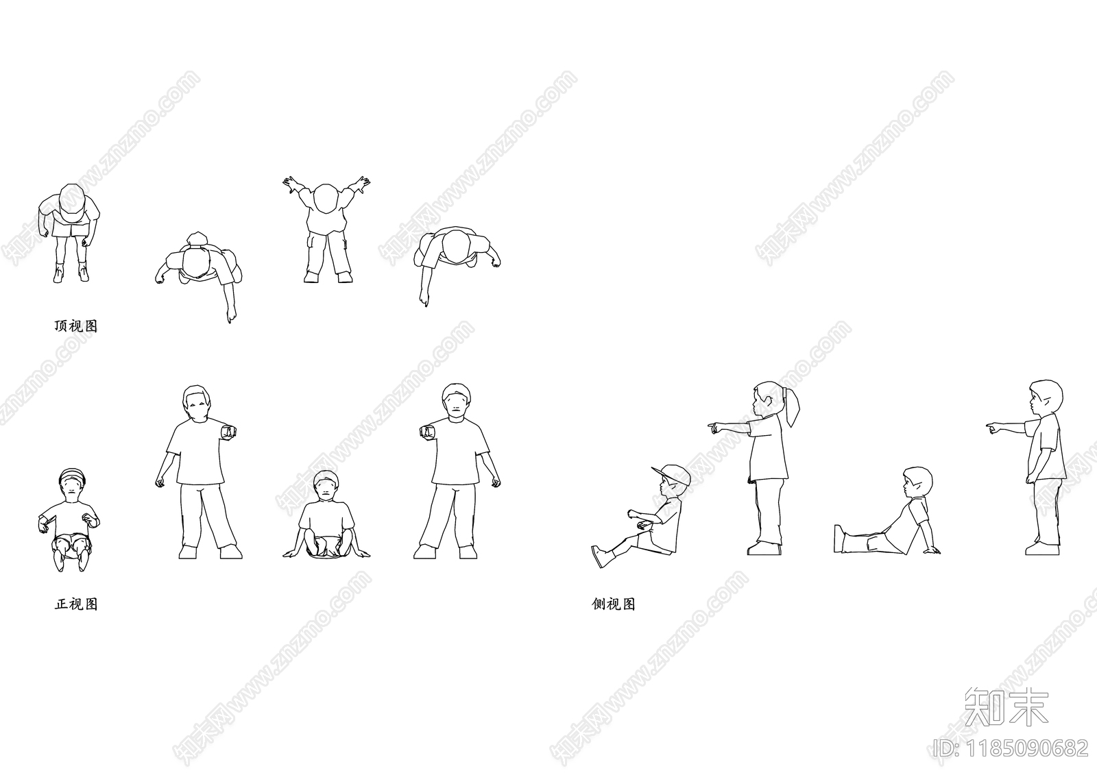 现代人物施工图下载【ID:1185090682】