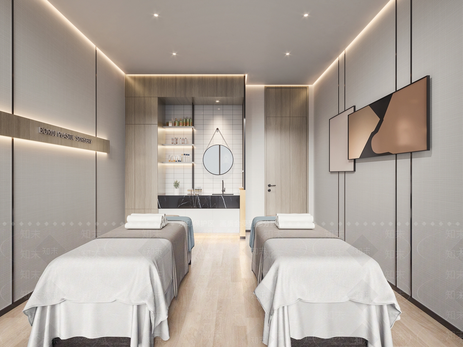 现代美发店3D模型下载【ID:1185516979】