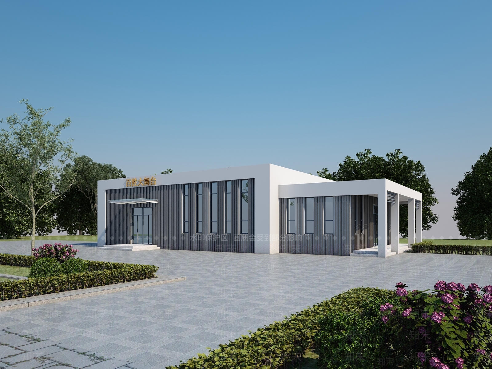 现代其他文体建筑3D模型下载【ID:1185099603】