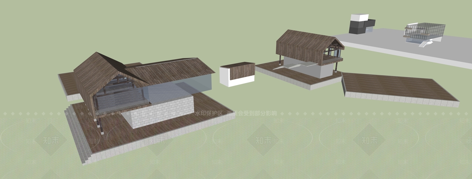 现代轻奢其他商业建筑SU模型下载【ID:1185099741】