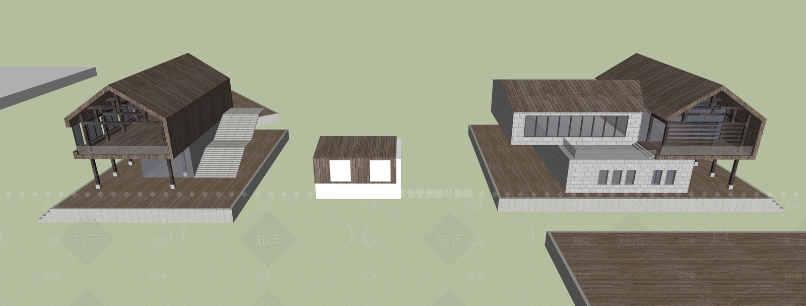 现代轻奢其他商业建筑SU模型下载【ID:1185099741】