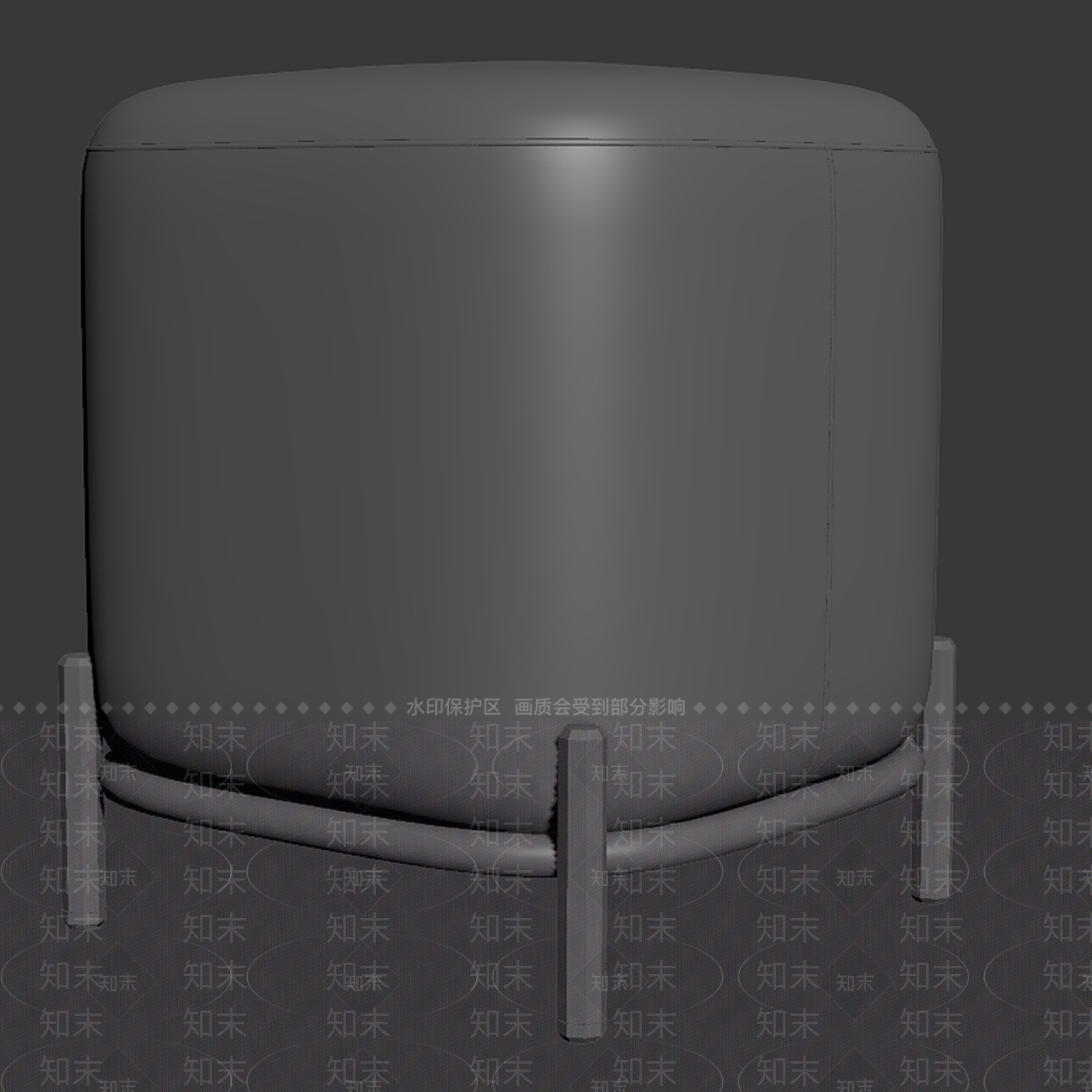 沙发凳3D模型下载【ID:1185103253】