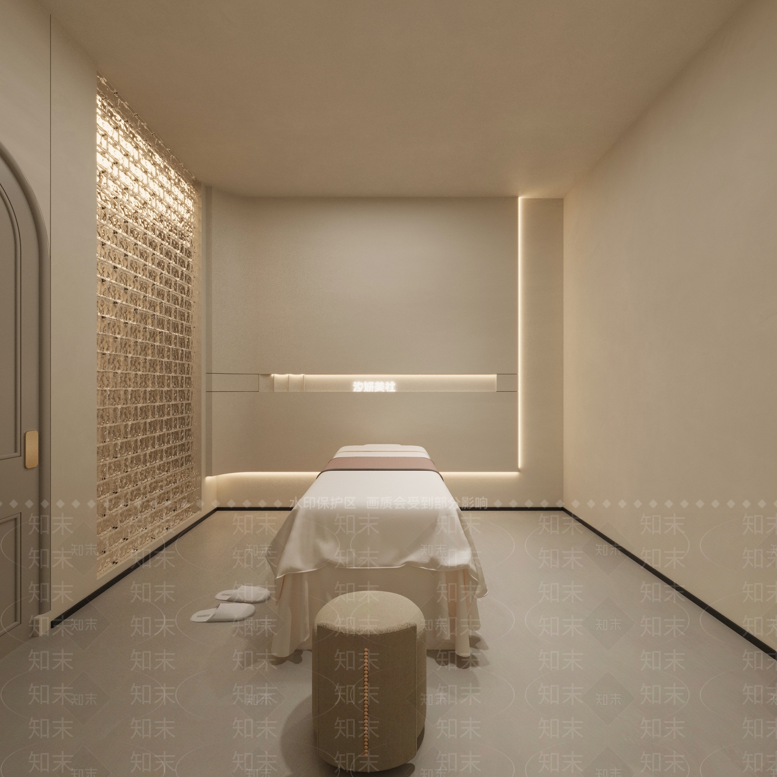 极简美容院3D模型下载【ID:1185107968】