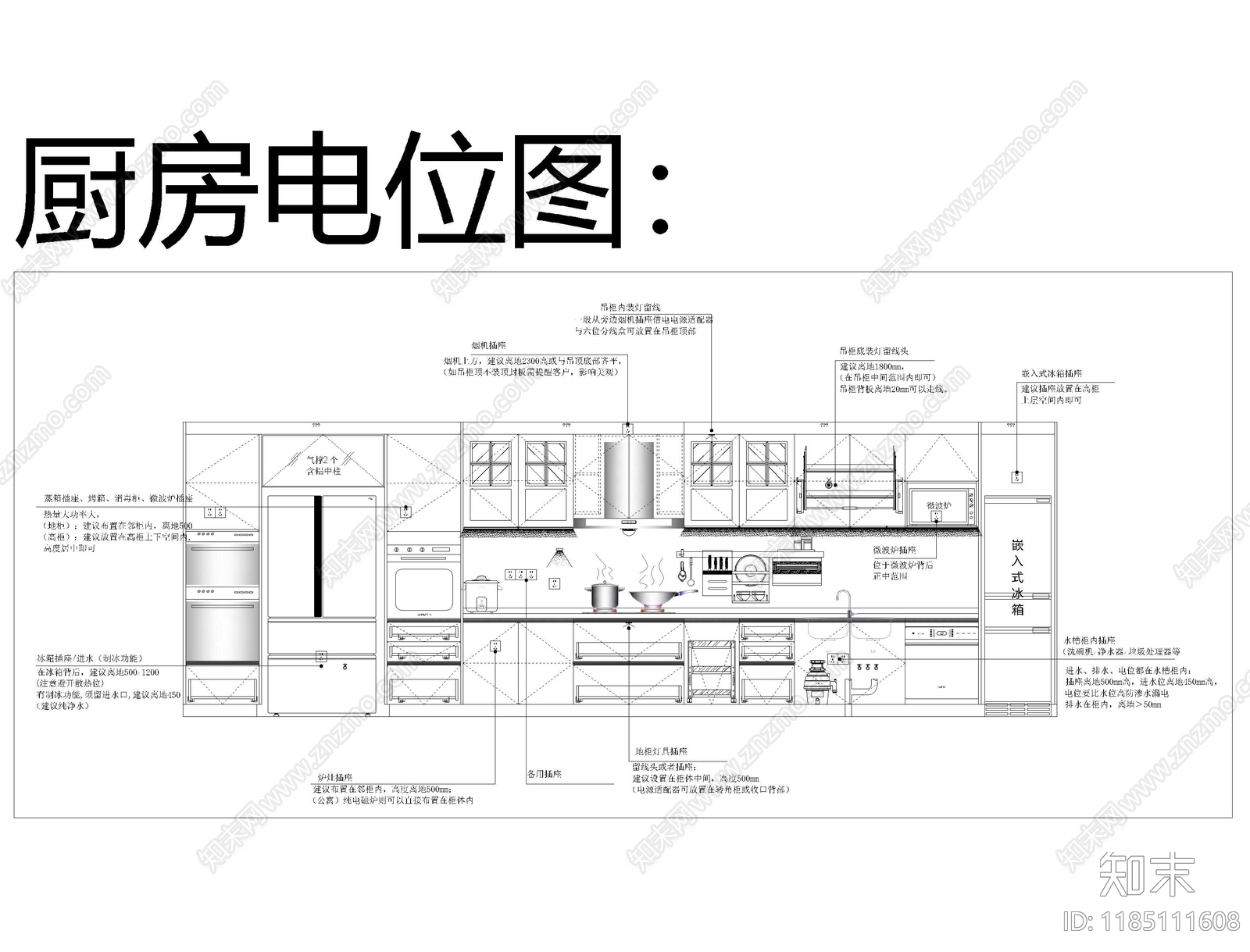 现代综合家具图库施工图下载【ID:1185111608】