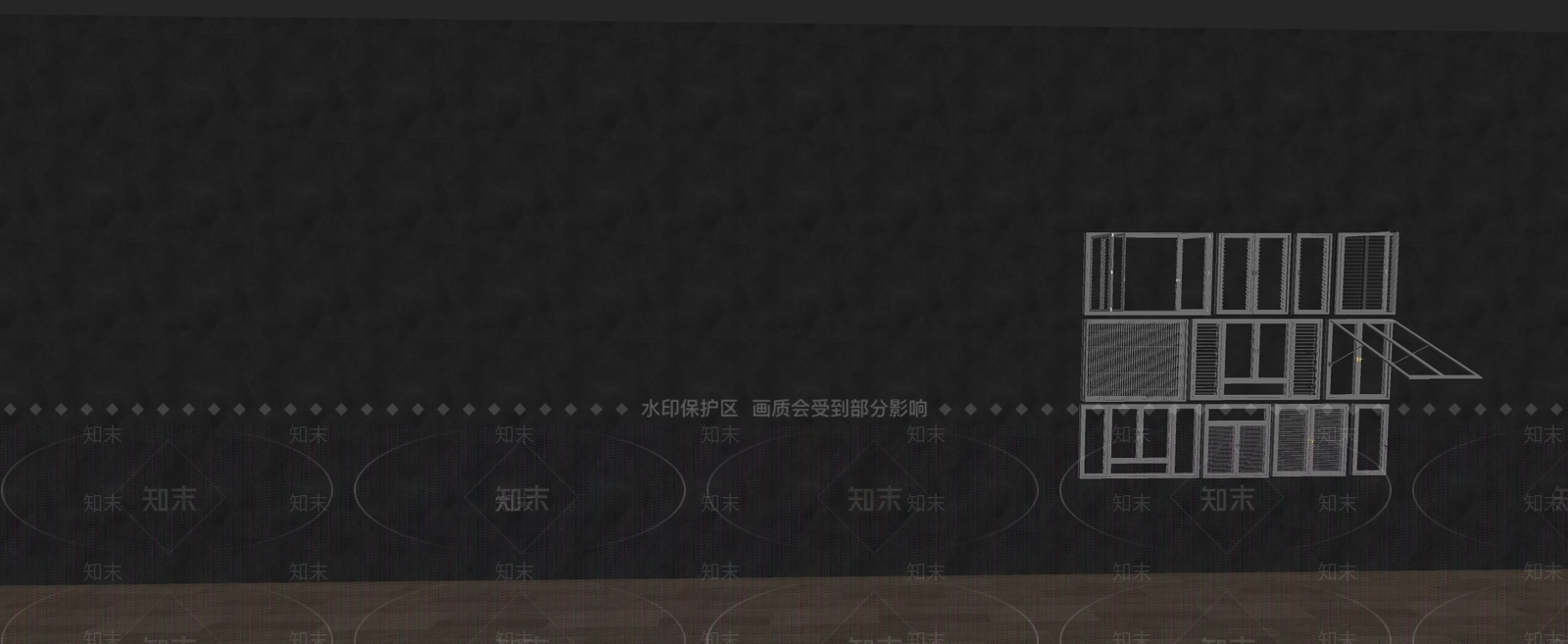 现代窗户组合SU模型下载【ID:1185112908】