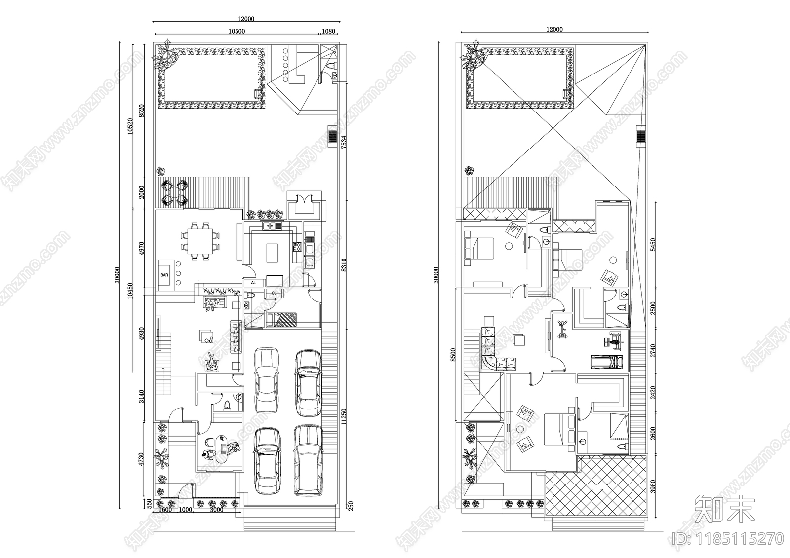 建筑平面图施工图下载【ID:1185115270】