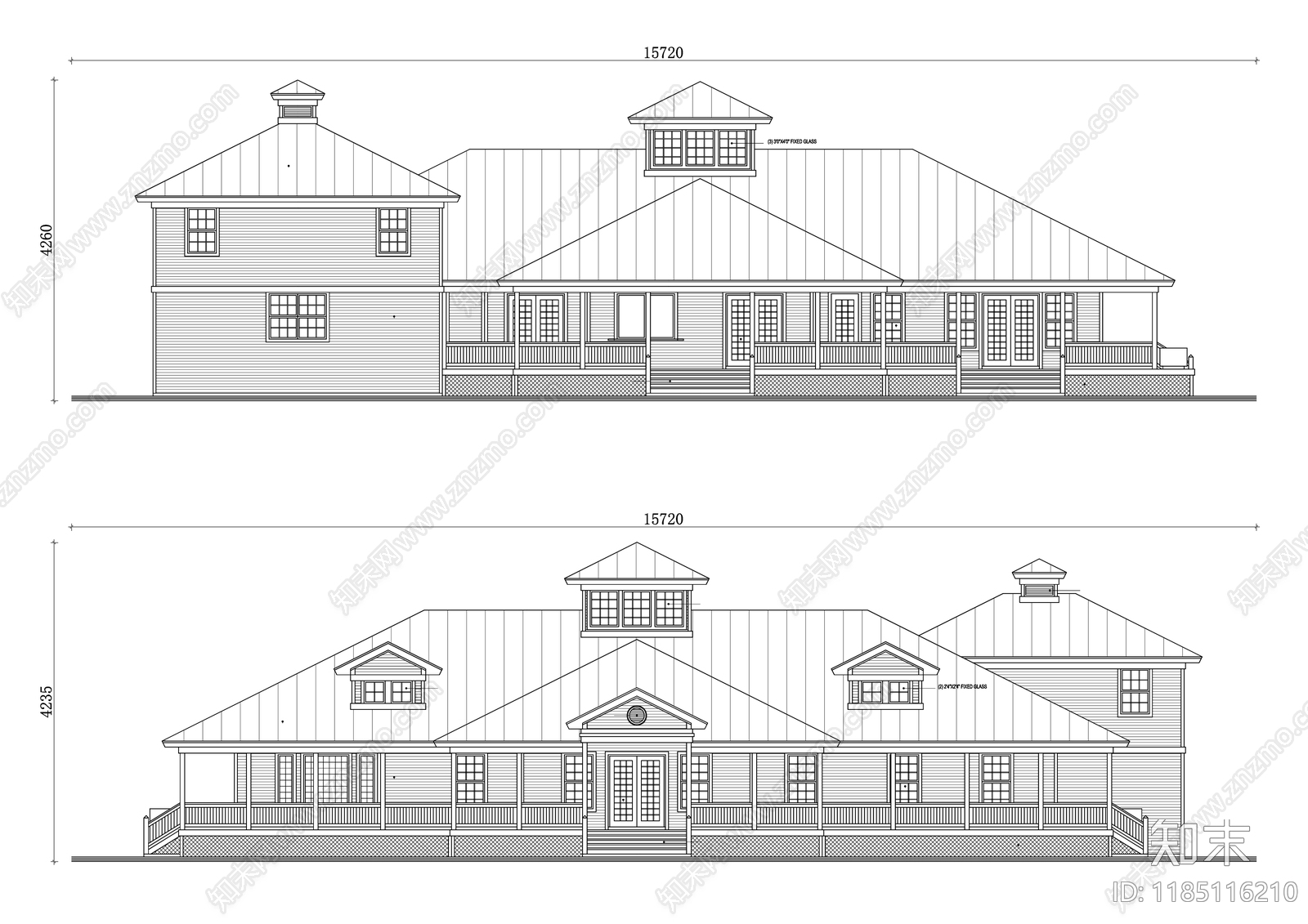现代其他居住建筑施工图下载【ID:1185116210】
