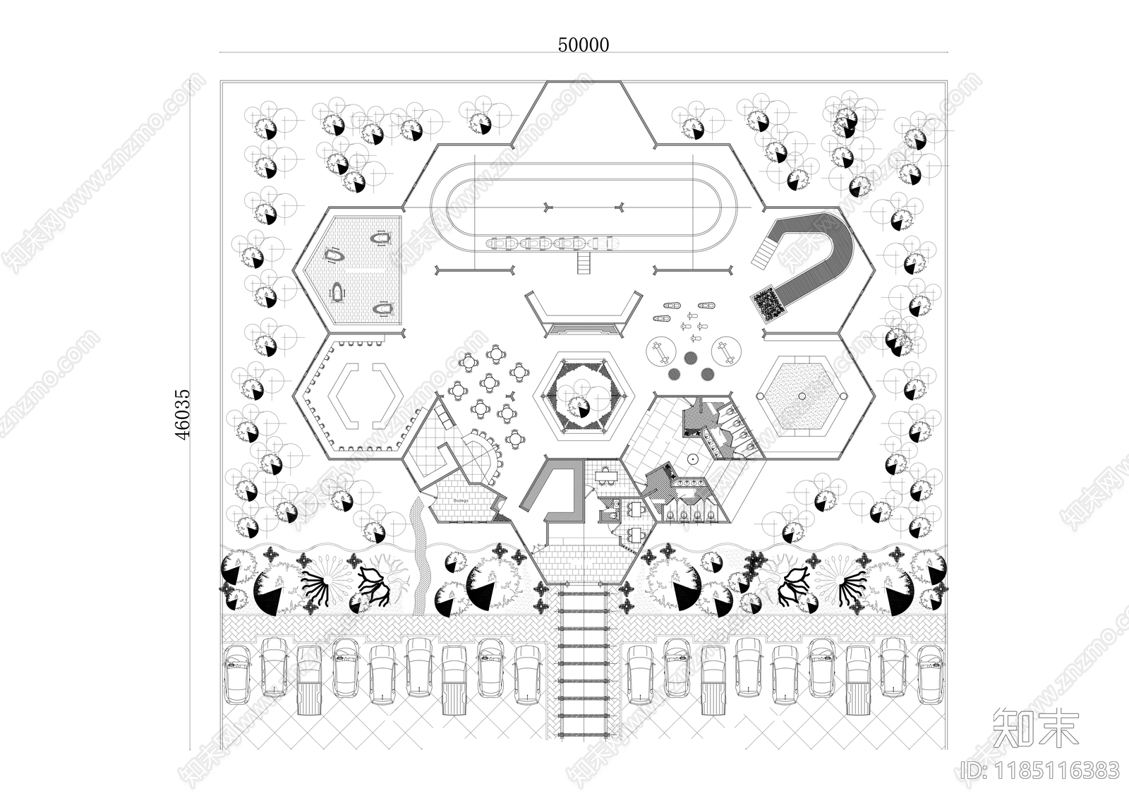 现代儿童乐园施工图下载【ID:1185116383】