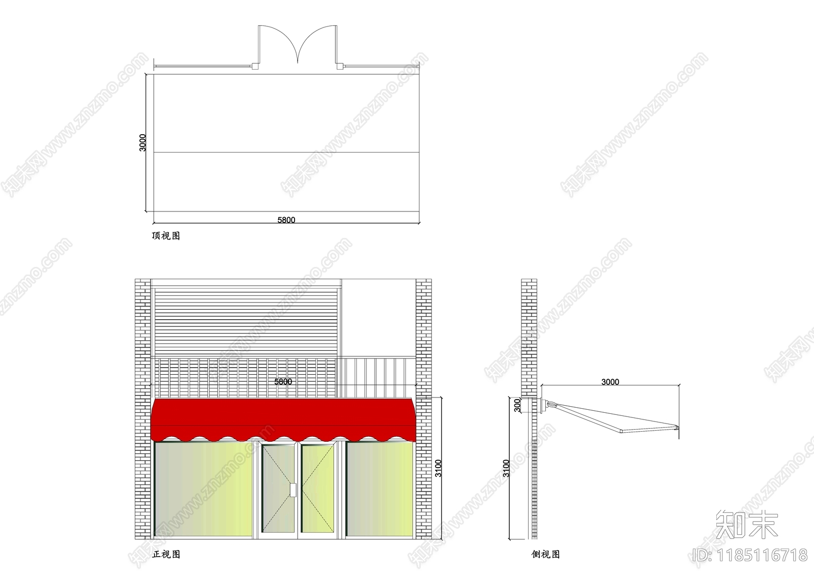 现代其他商业空间施工图下载【ID:1185116718】