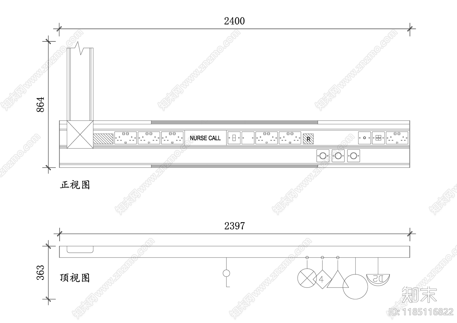 现代五金管件cad施工图下载【ID:1185116822】