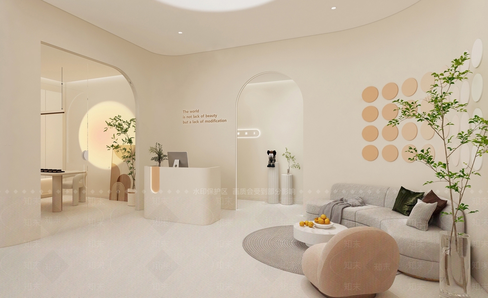 现代美发店3D模型下载【ID:1185131916】