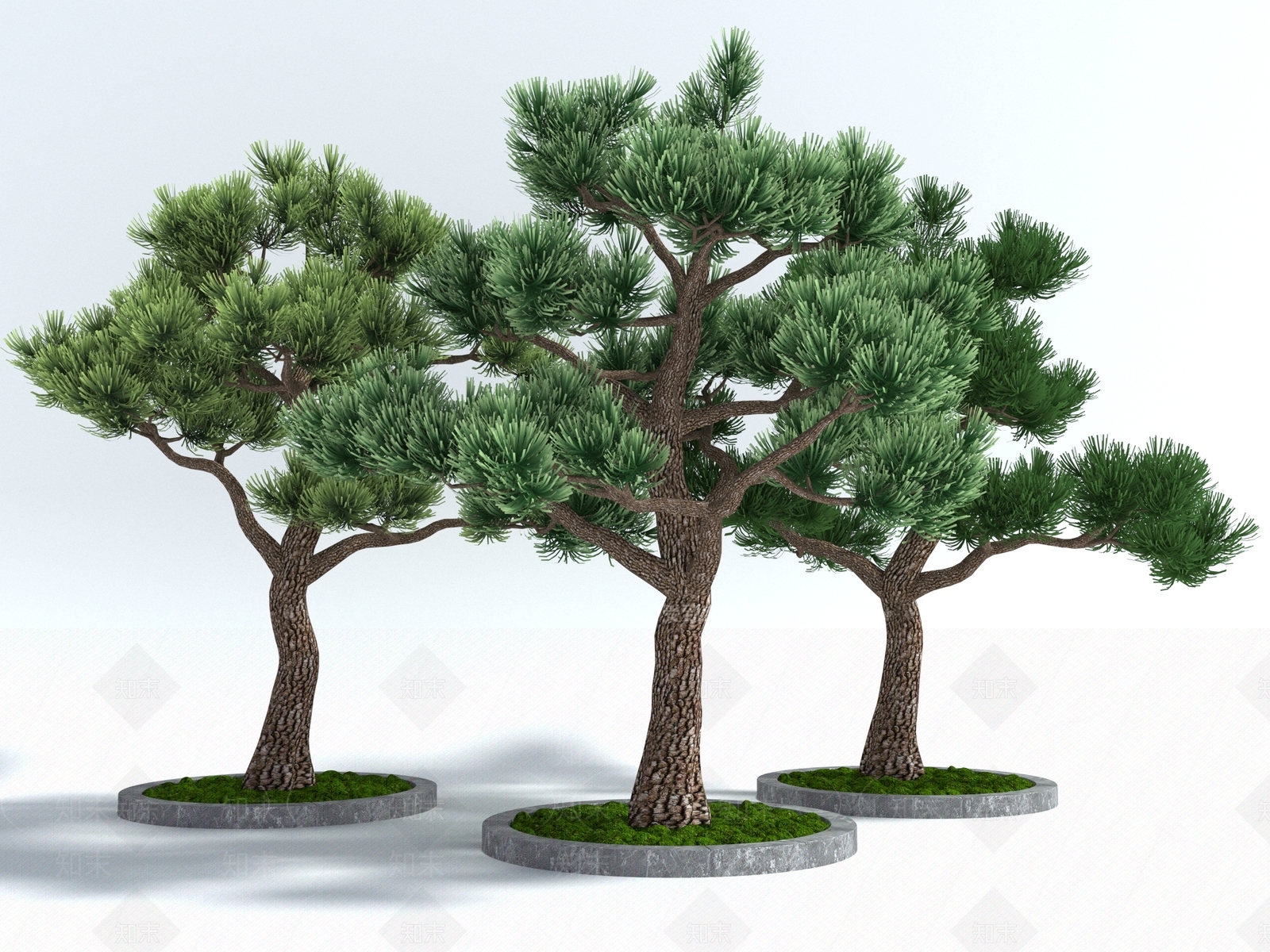 现代办公桌3D模型下载【ID:1185134814】