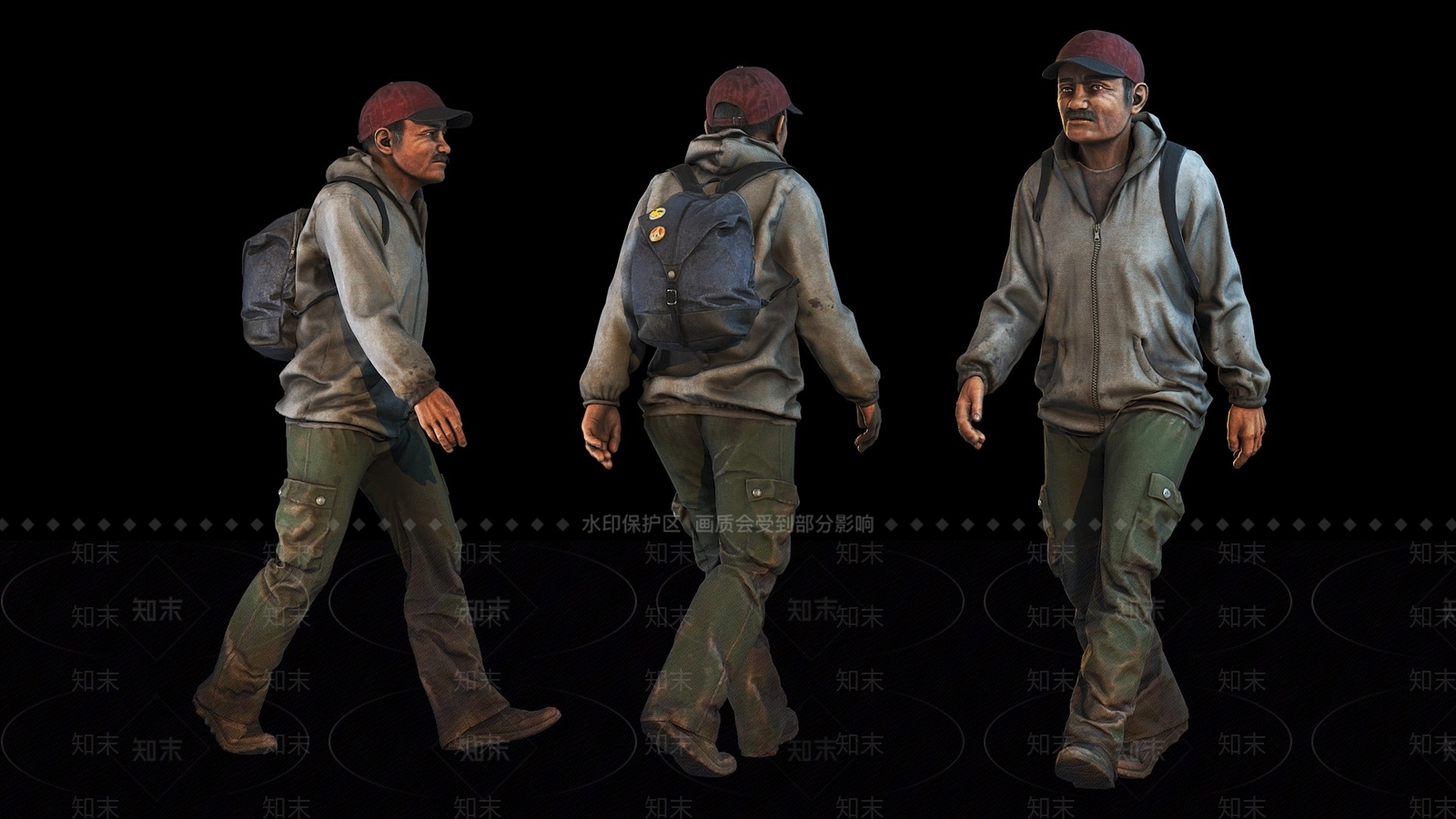 现代男人老头3D模型下载【ID:1185143775】
