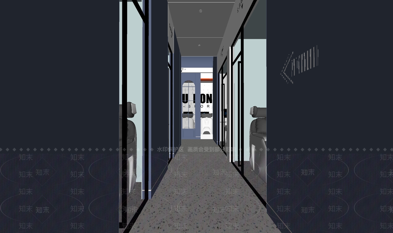 现代网吧SU模型下载【ID:1185144168】