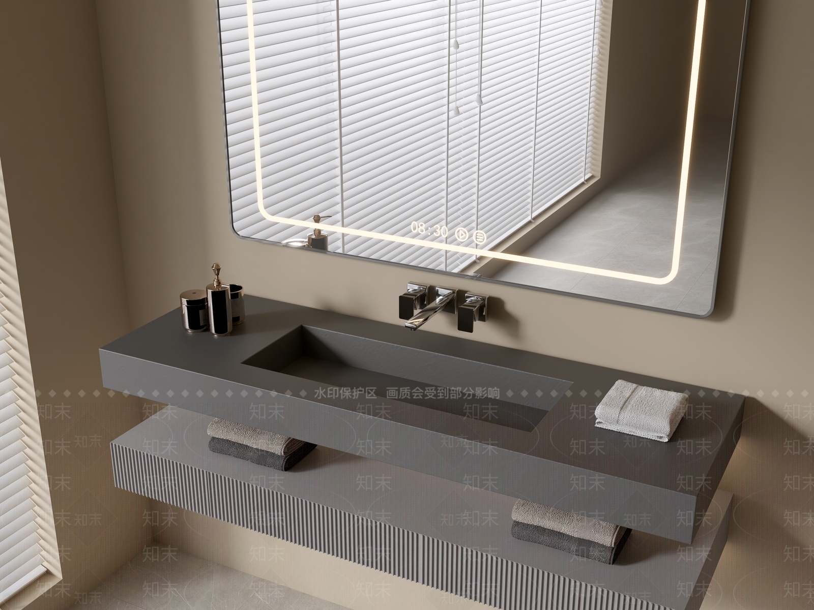 浴室柜3D模型下载【ID:1185144565】