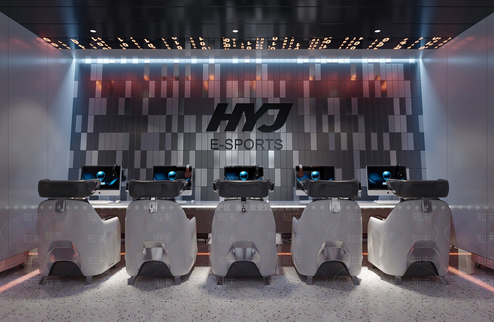 现代网吧网咖3D模型下载【ID:1185145120】