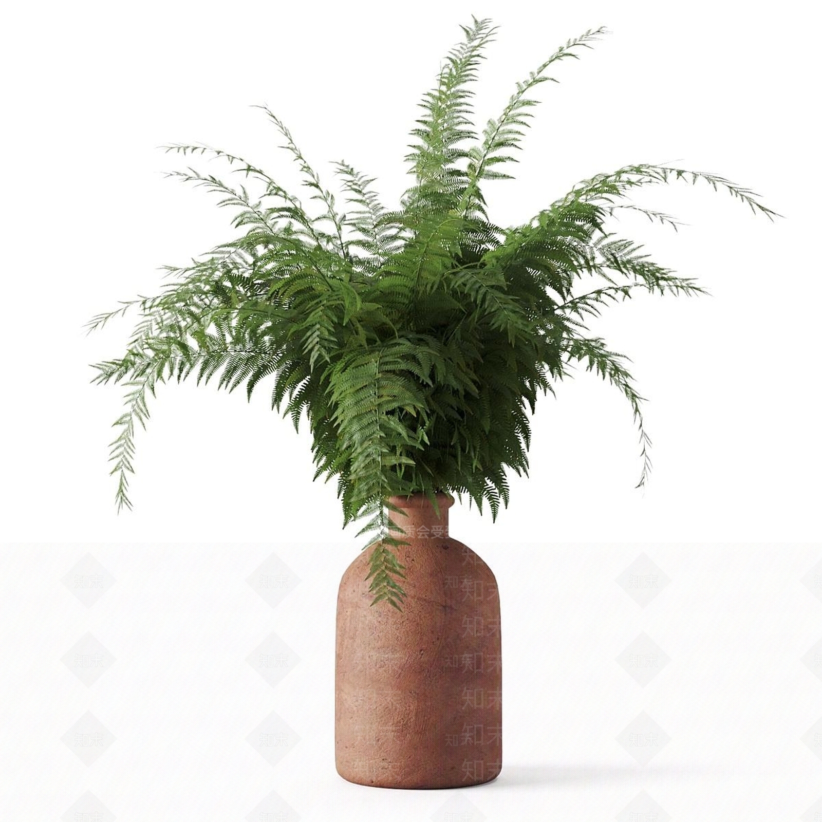 侘寂中古花艺3D模型下载【ID:1185151933】
