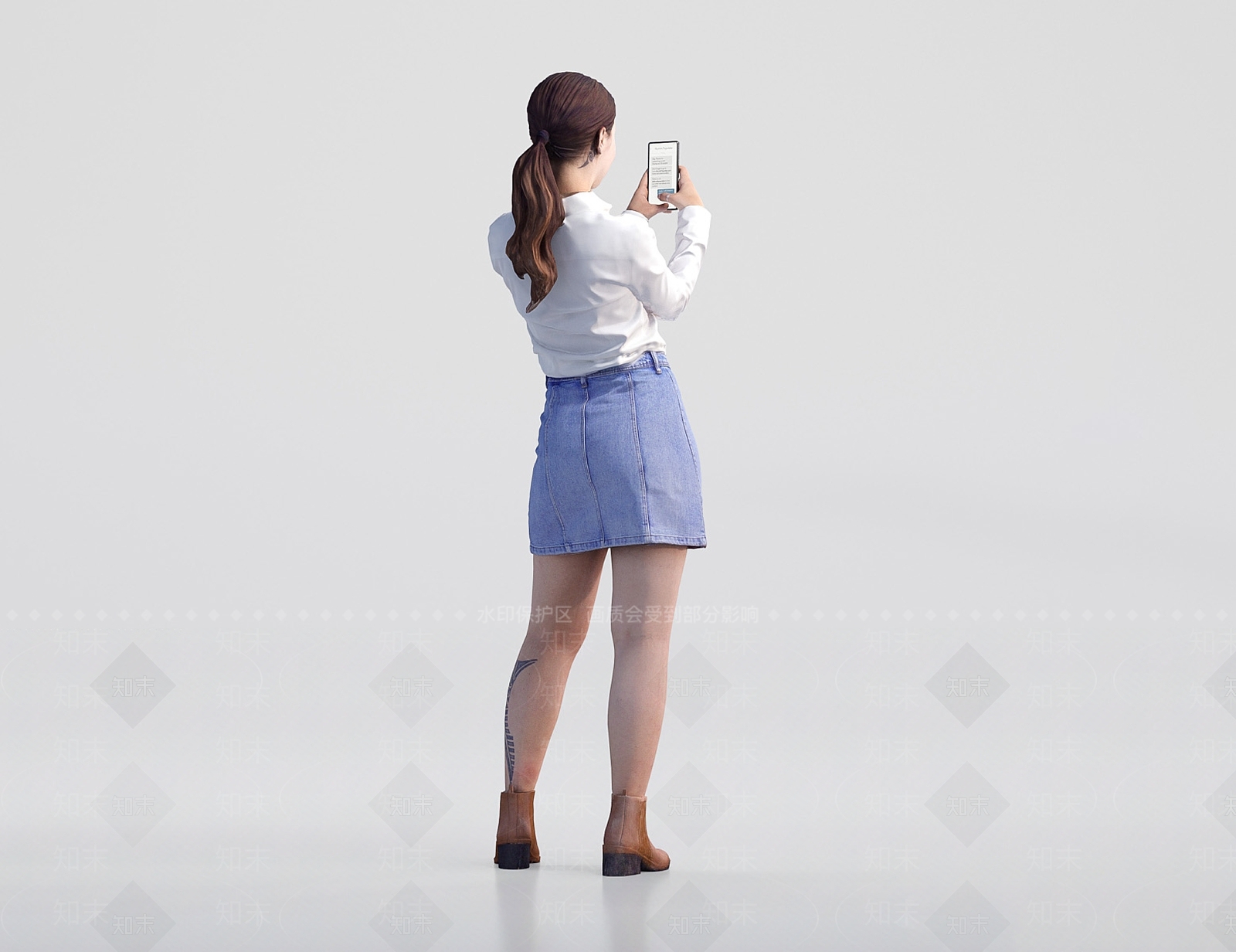 女人SU模型下载【ID:1185155459】