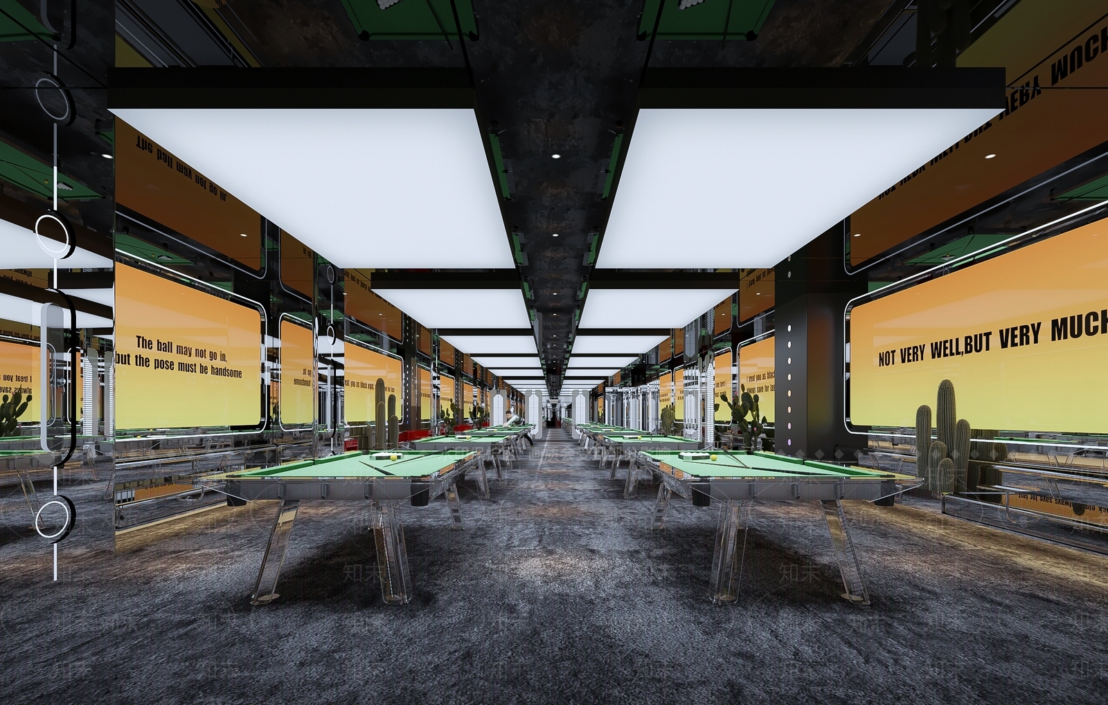 现代台球室3D模型下载【ID:1185156187】