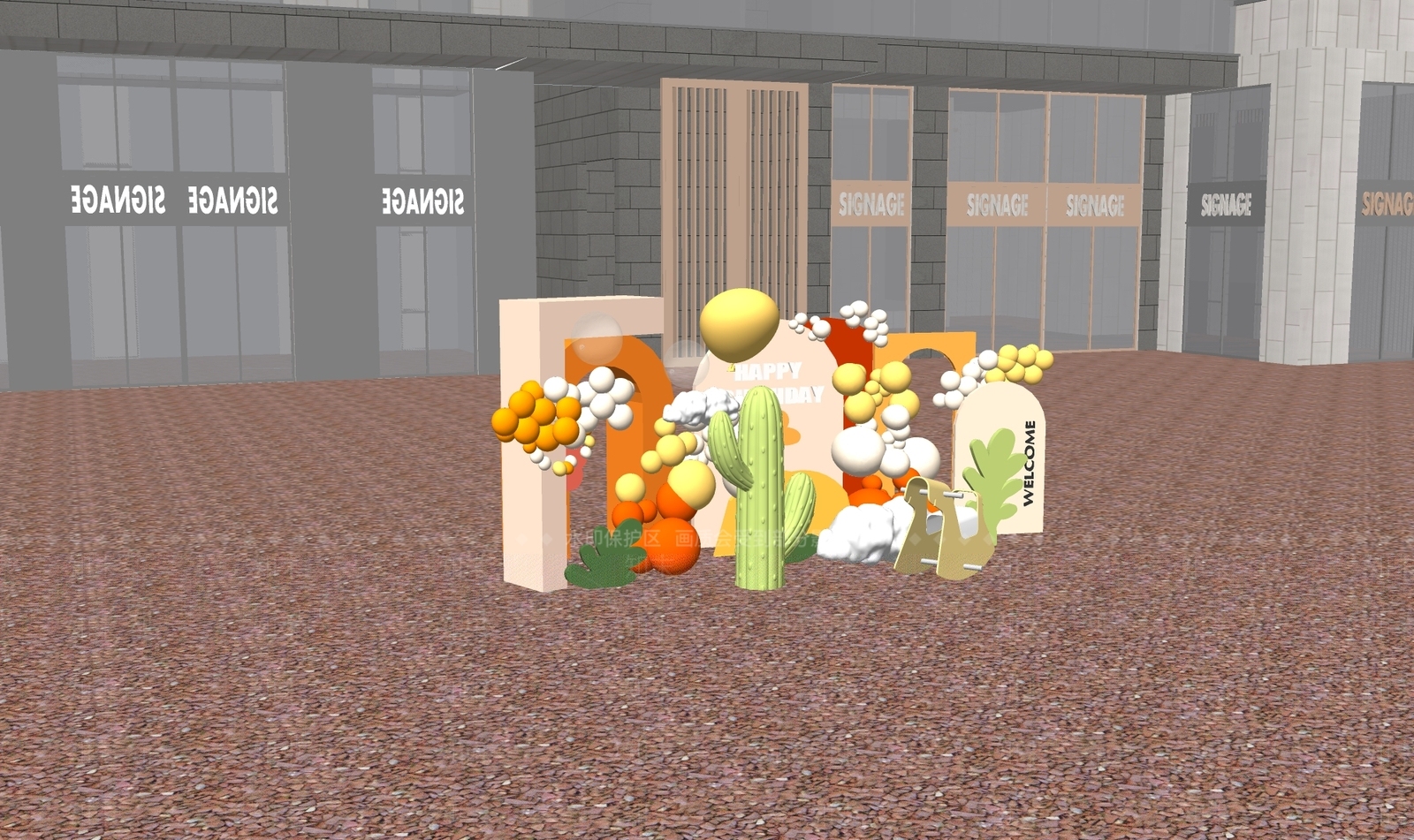 现代其他小品SU模型下载【ID:1185182039】