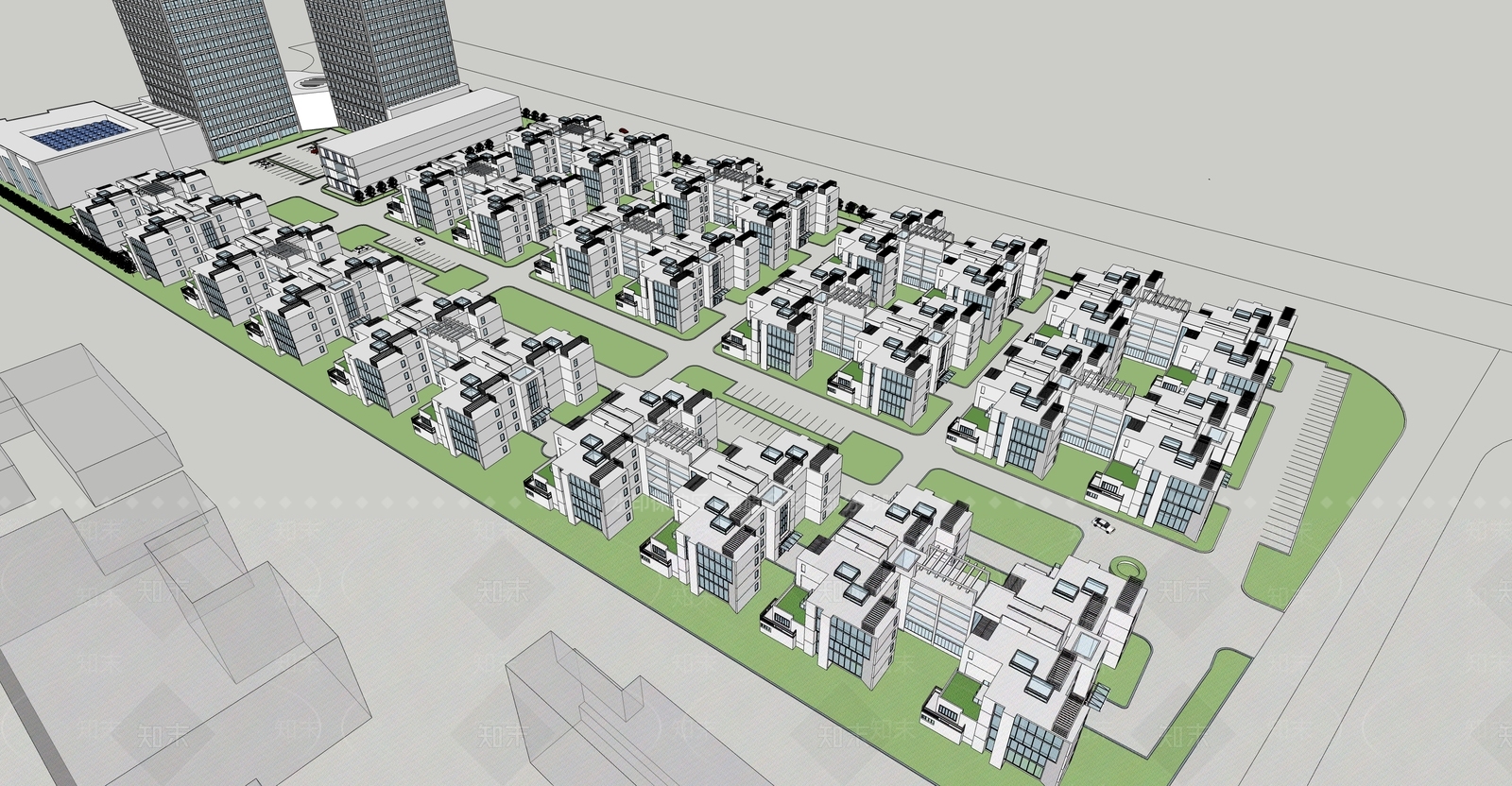 中式多层住宅SU模型下载【ID:1185212688】