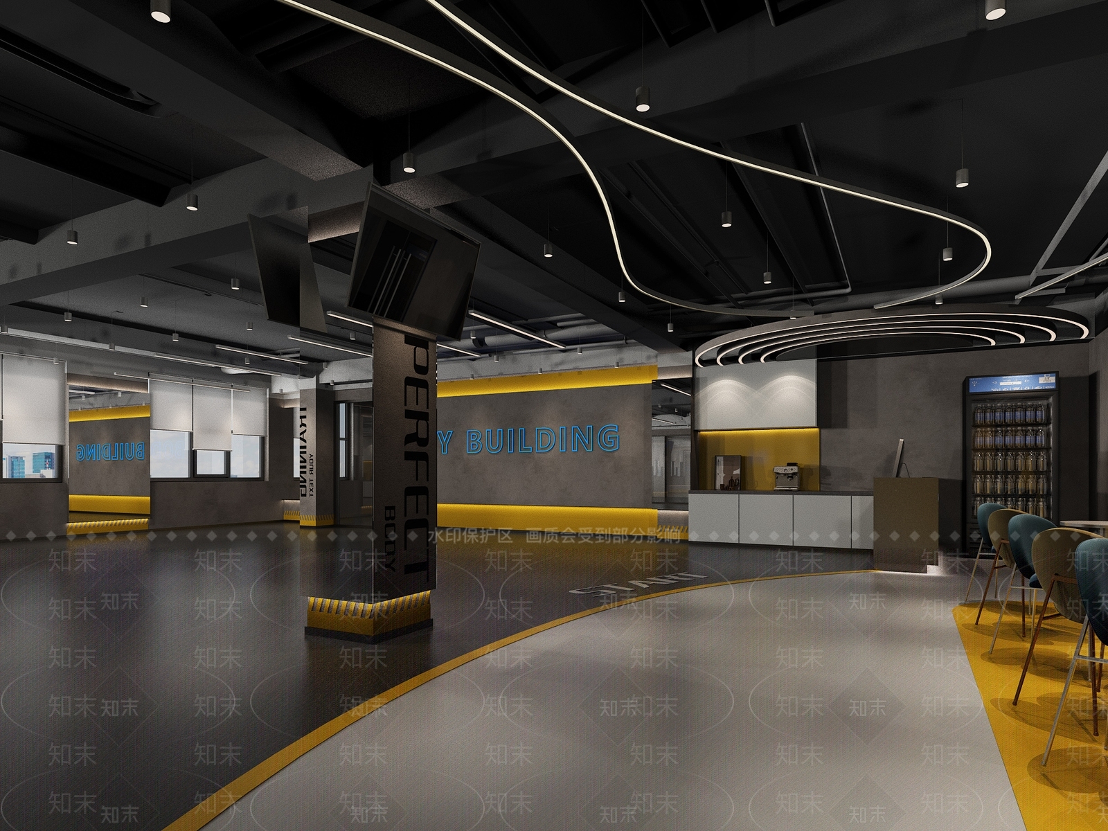 现代其他娱乐空间3D模型下载【ID:1185222801】