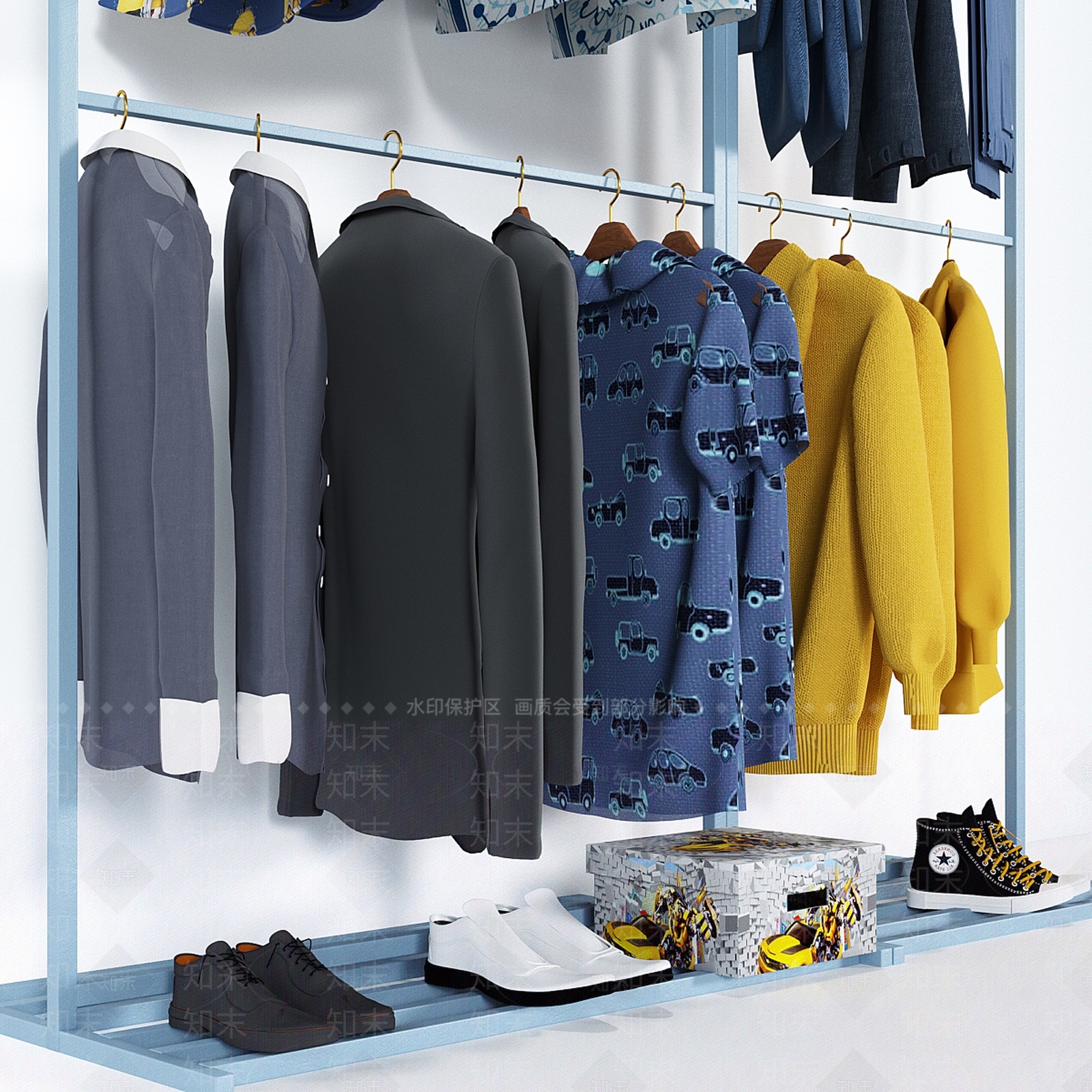 衣服3D模型下载【ID:1185228962】